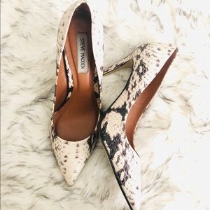 Steve Madden Snake Print Heels
